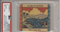 1945 R11 Allies In Action #AA-120 Back To Base Alive  PSA 2 GOOD   #*sku35714