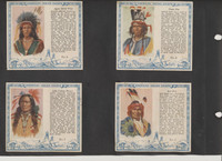 1954 Red Man Tobacco T129 American Indians Chiefs Set 40 Plus 8 Low Grade Ones Pasted On Pages  #*sku35749