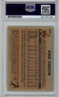 1983 Topps #430 Kirk Gibson Signed Auto PSA/DNA Tigers