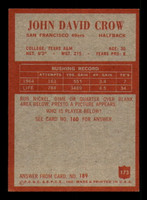 1965 Philadelphia #173 John David Crow Ex-Mint 