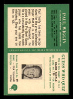 1966 Philadelphia #51 Paul Wiggin Ex-Mint RC Rookie  ID: 395169