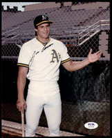 Jose Canseco 8 x 10 Photo Signed Auto PSA/DNA Authenticated A's ID: 395356