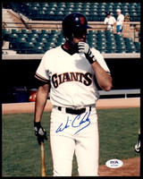 Will Clark 8 x 10 Photo Signed Auto PSA/DNA Authenticated Giants ID: 395387