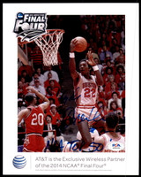 Clyde Drexler "#22 NBA Top 50" 8 x 10 Photo Signed Auto PSA/DNA Authenticated University of Houston