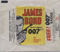 1965 Philly Gum James Bond 007 Secret Agent 5 Cents Wrapper  #*sku35780