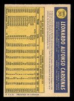1970 O-Pee-Chee #245 Leo Cardenas Near Mint OPC 