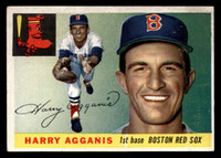 1955 Topps #152 Harry Agganis Very Good RC Rookie  ID: 396325