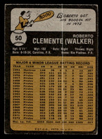 1973 Topps #50 Roberto Clemente Creased Pirates  ID:396587