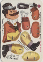 1956 F278-6  Post Cereal Circus Toys Punch Out #11 Happy The Ringmaster #*sku35854