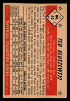 1953 Bowman Color #62 Ted Kluszewski Trimmed Reds ID:396734