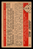 1953 Bowman Black and White #15 Johnny Mize VG-EX 