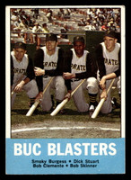 1963 Topps #18 Smoky Burgess/Dick Stuart/Roberto Clemente/Bob Skinner Buc Blasters Excellent  ID: 396894