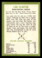 1963 Fleer #6 Lou Clinton Ex-Mint 