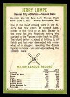 1963 Fleer #16 Jerry Lumpe Excellent+  ID: 396921