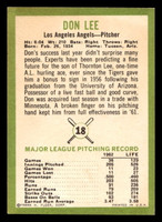 1963 Fleer #18 Don Lee Ex-Mint  ID: 396922