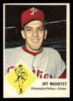 1963 Fleer #54 Art Mahaffey Stained Phillies ID:396959