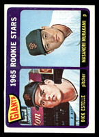 1965 Topps #282 Dick Estelle/Masanori Murakami Giants Rookies Excellent+ RC Rookie  ID: 396977