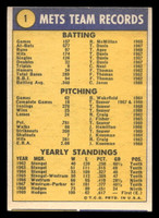1970 Topps #1 World Champions Mets Miscut Mets ID:397045