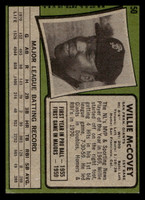 1971 Topps #50 Willie McCovey Very Good  ID: 397070