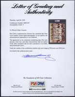 Mickey Mantle Joe DiMaggio Roger Maris Berra Ford Signed Photo PSA/DNA Mint 9