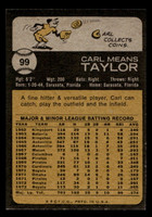 1973 Topps #99 Carl Taylor Near Mint  ID: 397318