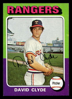 1975 Topps #12 David Clyde Ex-Mint  ID: 397906