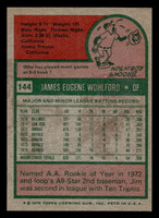 1975 Topps #144 Jim Wohlford VG-EX 