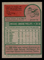 1975 Topps #642 Mike Phillips Near Mint  ID: 398524