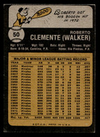 1973 Topps #50 Roberto Clemente Very Good  ID: 398592