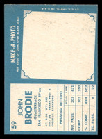 1961 Topps #59 John Brodie Ex-Mint RC Rookie  ID: 399692