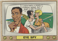 1968 Topps (TEST) R708-23a Crazy T.V. Wood Boarder Eye Spy Blank Back  #*sku36072