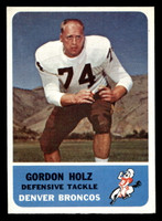 1962 Fleer #40 Gordy Holz Ex-Mint  ID: 400019