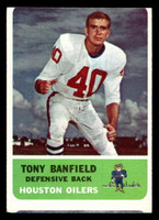 1962 Fleer #51 Tony Banfield Miscut Oilers