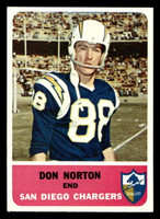 1962 Fleer #78 Don Norton Ex-Mint  ID: 400078