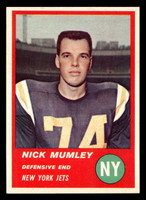 1963 Fleer #22 Nick Mumley Ex-Mint  ID: 400137