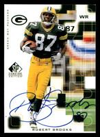 1999 SP Signature Autographs #RB Robert Brooks ON CARD Auto Packers