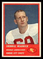 1963 Fleer #53 Sherrill Headrick Near Mint 