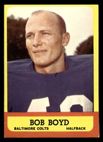 1963 Topps #11 Bob Boyd Excellent+ RC Rookie 