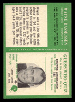 1966 Philadelphia #74 Wayne Rasmussen Near Mint  ID: 401042