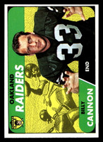 1968 Topps #37 Billy Cannon Ex-Mint  ID: 401391