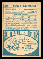 1968 Topps #204 Tony Lorick Near Mint  ID: 401575
