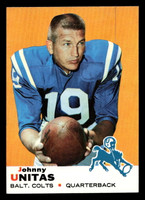 1969 Topps #25 Johnny Unitas Near Mint  ID: 401618