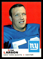 1969 Topps #106 Greg Larson Ex-Mint  ID: 401704