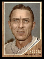 1962 Topps #85 Gil Hodges Excellent+  ID: 401887