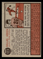 1962 Topps #111 Dallas Green Ex-Mint  ID: 401912