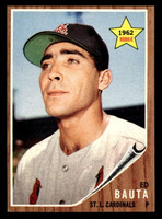 1962 Topps #344 Ed Bauta Ex-Mint RC Rookie  ID: 402134