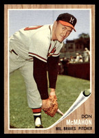 1962 Topps #483 Don McMahon Ex-Mint 