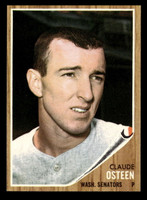 1962 Topps #501 Claude Osteen Near Mint+  ID: 402293