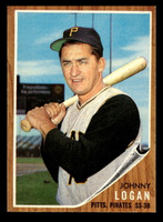 1962 Topps #573 Johnny Logan Excellent High # 