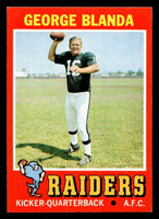 1971 Topps #39 George Blanda Ex-Mint  ID: 402843